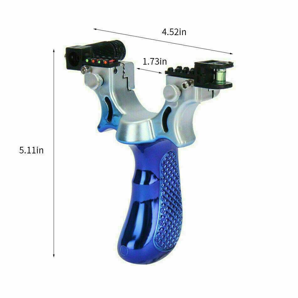 laser slingshot with red sight laser for enhanced accuracy